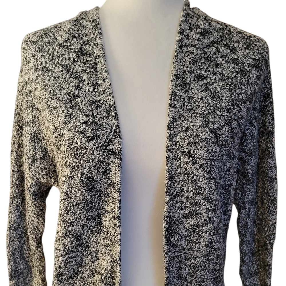 AEO Open Front Textured Knit Sweater